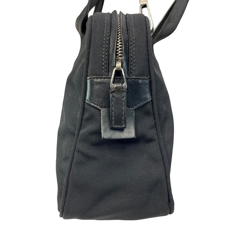 Gucci Black Nylon Microguccissima Top Handle Crossbody Bag 001 3700 Travel - Picture 15 of 16